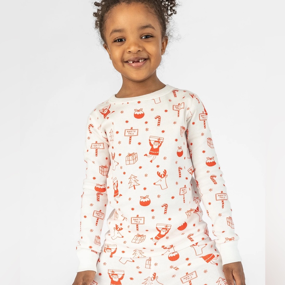 NWT Smaller Things Goodnight, North Pole Pajamas size 8